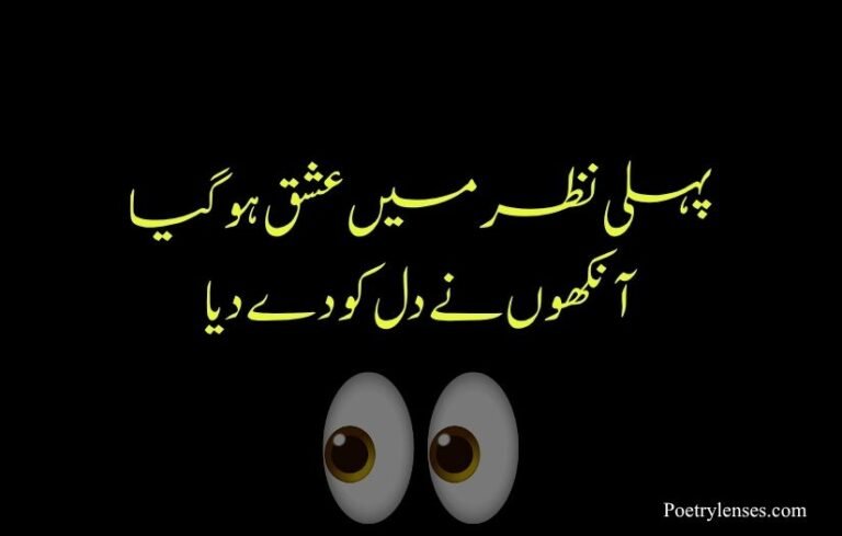 Poetry On Eyes in Urdu